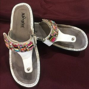 Algeria | Beaded Leather Sandals
